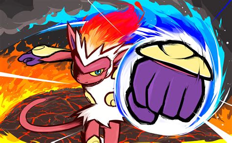 Shiny Infernape | Fire Punch by ishmam on DeviantArt