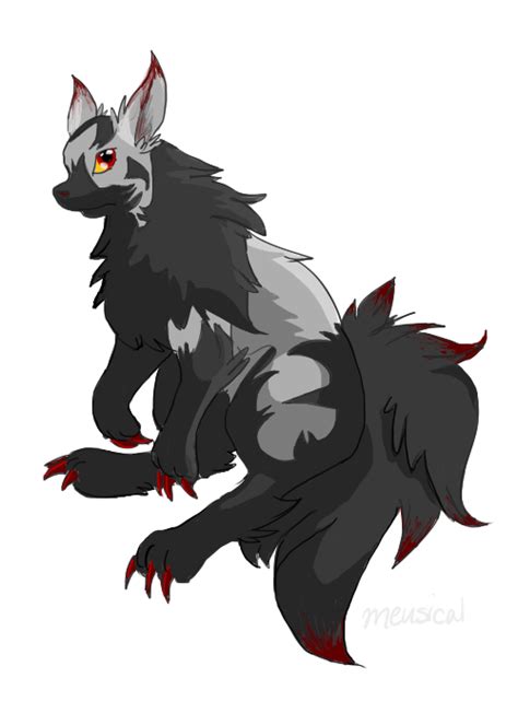 mega mightyena by Meusical on DeviantArt