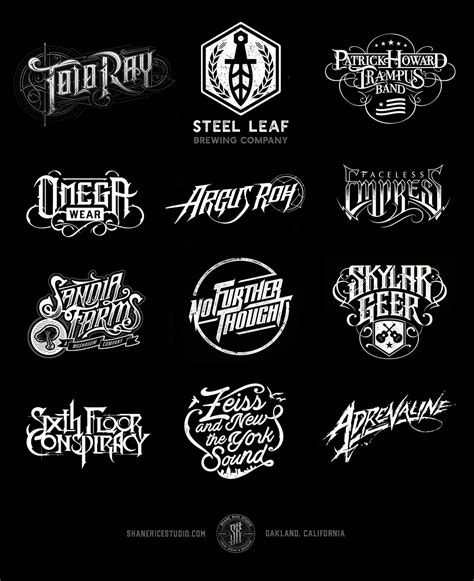 Shane Rice Studio | Band Logo Design and Lettering