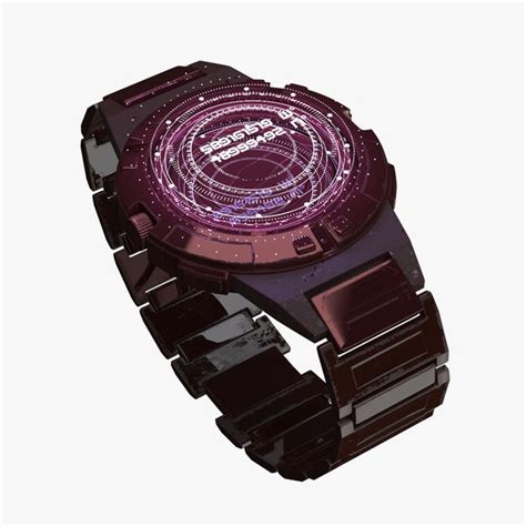 Sci Fi Bespoke E Futuristic Watch Modelo 3D TurboSquid 1513338 ...