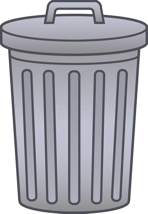 Garbage can clipart - Clipground