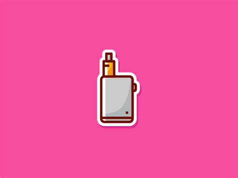 Vape Icon by yellowline.std on Dribbble