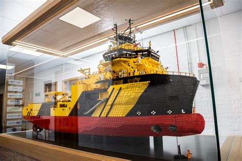 No instructions required - massive Lego ship unveiled - Montrose Port ...