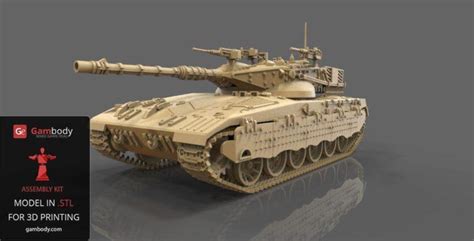 Gambody Adds 3D Model of Merkava MK2 Tank to Armoured Warfare ...