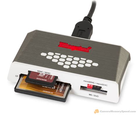 Review Kingston Card Reader FCR-HS4 UHS-II SD microSD CF MS USB 3.0 ...