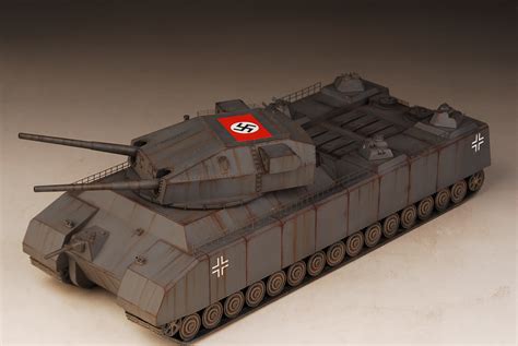 Award Winner Built TAKOM 1/144 Landkreuzer P1000 Ratte Proto &Panzer ...