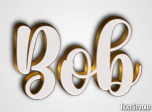 Bob | Text Effect Generator | TextStudio