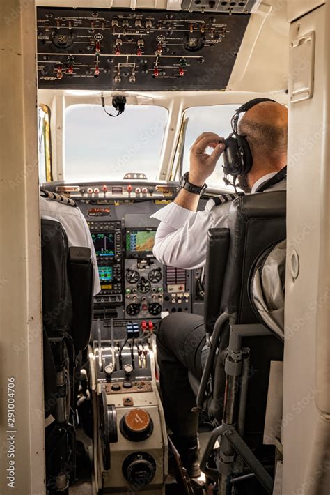 Cockpit of Propeller Plane, Guatemala Stock Photo | Adobe Stock