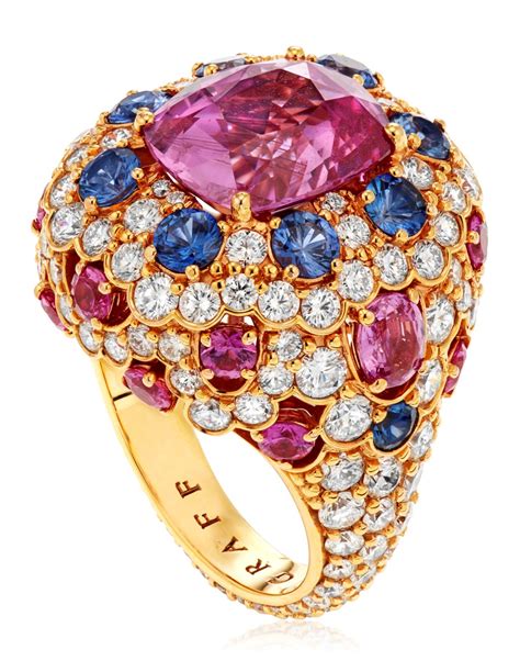 GRAFF PINK SAPPHIRE AND DIAMOND RING, | Christie’s