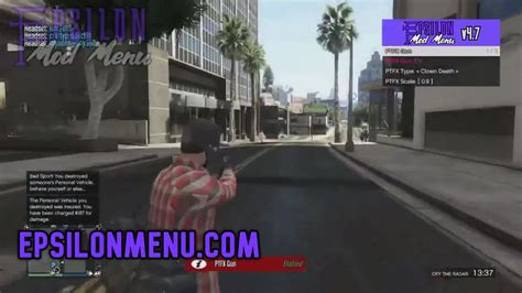 GTA 5 Online Mod Menu PC, PS4 & Xbox One | Epsilon video - ModDB