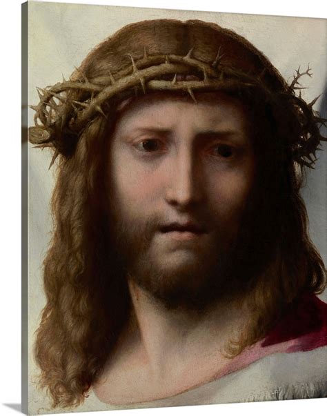 Head of Christ, by Correggio, c.1525-30, Italian Renaissance painting ...