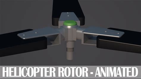 Free Light Helicopter Rotor Animation 3d Model