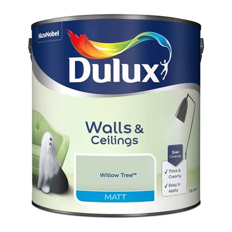 Dulux Willow tree Matt Emulsion paint, 2.5L | Departments | TradePoint