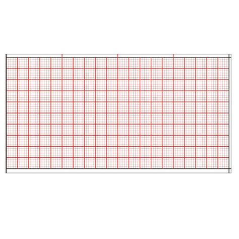 Graph ECG paper 80 mm x 20 m x 12 pages (10 units) - Fisaude Store