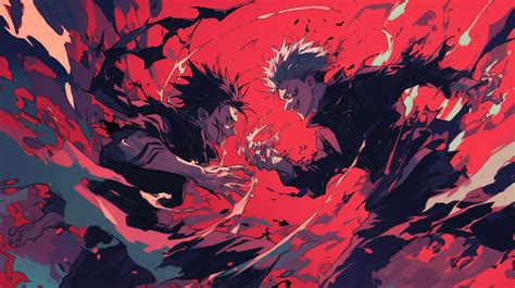 Satoru Gojo x Sukuna HD Jujutsu Kaisen Epic Art Wallpaper, HD Anime 4K ...