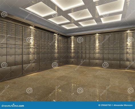 Interior Of A Bank Vault Stock Photo - Image: 29060750