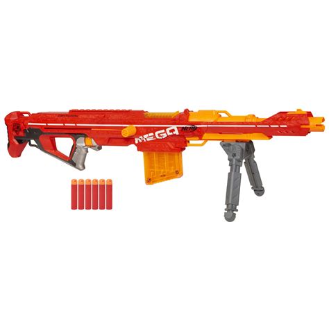 Buy Nerf Centurion Mega Toy Blaster with Folding Bipod, 6-Dart Clip, 6 ...