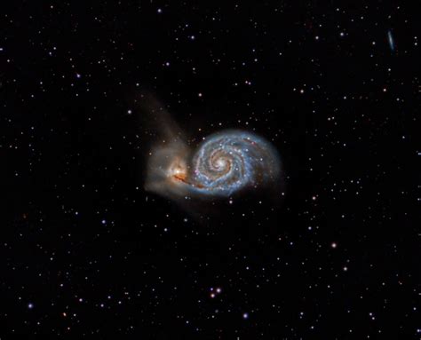 The interacting galaxies Messier 51 and NGC 5195 - Astronomy Magazine ...