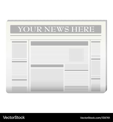 Blank Newspaper Template Printable