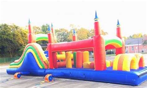 Rainbow mega obstacle course - A&P inflatables, LLC Nacogdoches TX