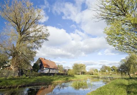 Polish village landscape stock image. Image of landscape - 3436343