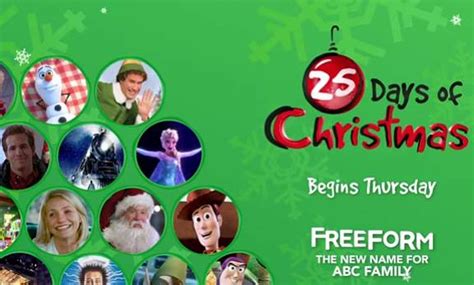 Freeform/ABC Family's 25 Days Of Christmas Schedule [VIDEO]