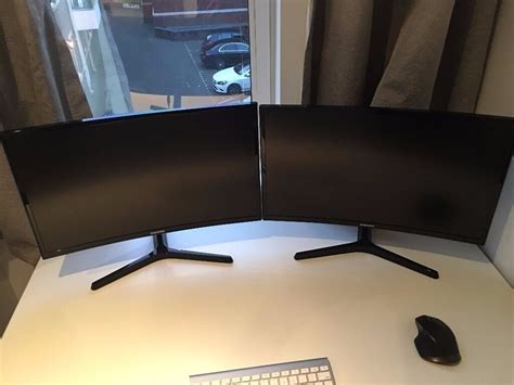 Two 24 Inch curved Samsung monitors (Samsung C24F396) | in Watford ...