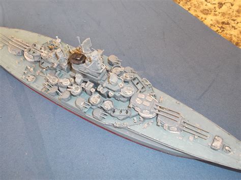 USS California BB-44 Battleship 1945 -- Plastic Model Military Ship Kit ...