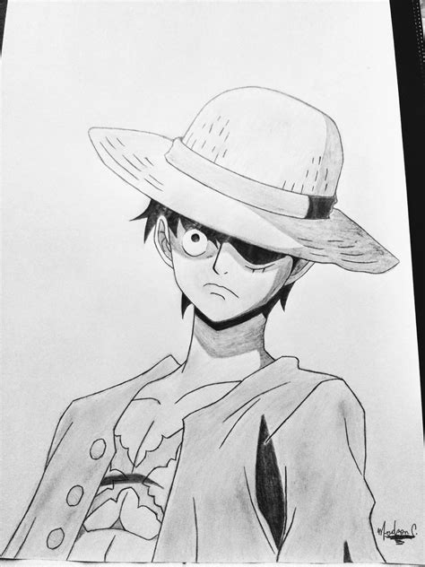 One Piece Luffy Drawing