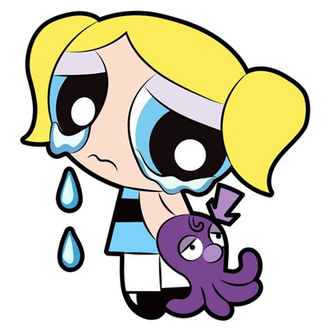 Powerpuff Girls Blossom is Reading Sticker - Sticker Mania