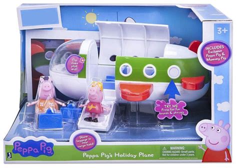 Peppa Pig Peppa Pigs Holiday Plane Exclusive Playset Jazwares - ToyWiz