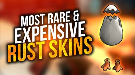 The Most Rare And Expensive Rust Skins - YouTube