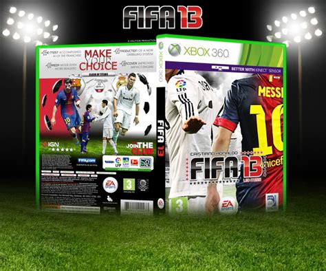 Fifa 13 Xbox 360 Box Art Cover by E-Volition