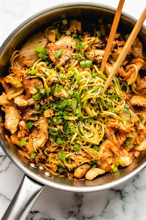 Kimchi Chicken Stir Fry (easy, healthy, one pot) | I Heart Umami®