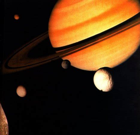 Surface Features of Saturn: Planet Saturn Outer Temperature & Texture