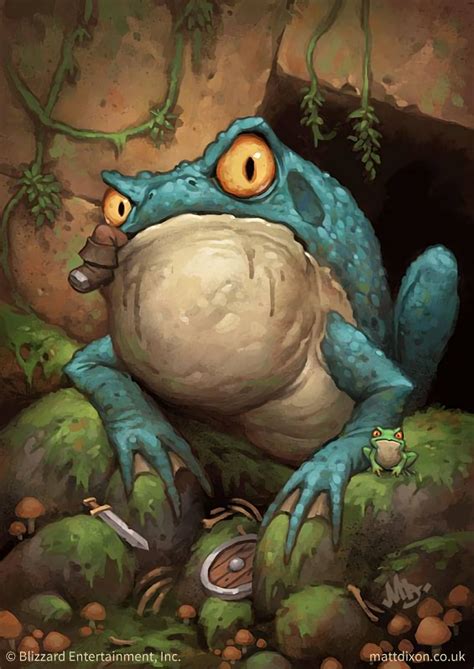 huge toad hearthstone - Cerca con Google | Frog illustration, Frog art ...