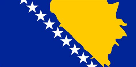 Flag of BiH but the triangle is just the borders of the country : r ...