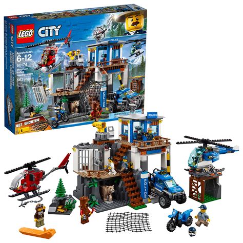 LEGO City Police Mountain Police Headquarters 60174 - Walmart.com