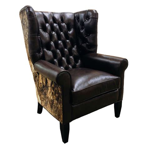 CC Leather 888 Cigar Chair - Ohio Hardwood Furniture