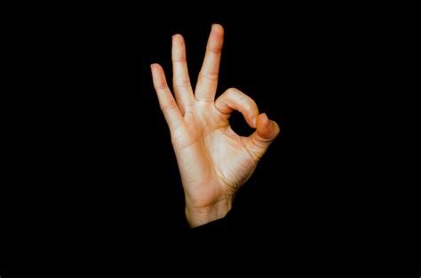 Hand In Ok Sign Free Stock Photo - Public Domain Pictures