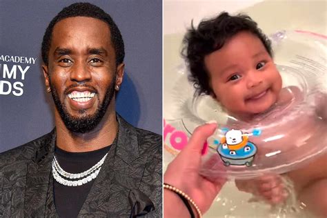 Diddy Shares Cute Video of Daughter Love, 3 Months, Enjoying Bathtime