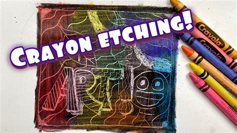 How to do Crayon Etching - Tutorial - YouTube