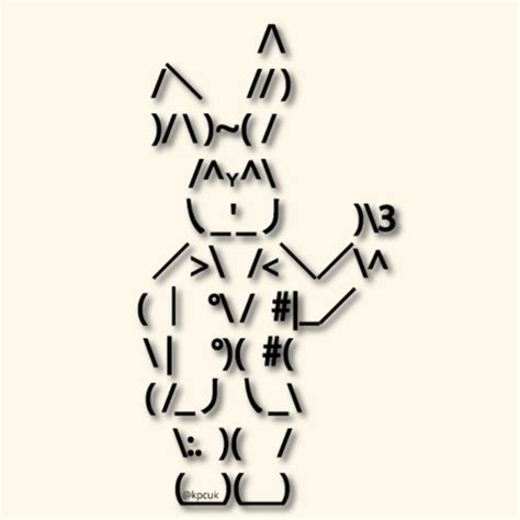 ASCII art Animals | Unicode Ninja | ASCII art (text art) cartoons