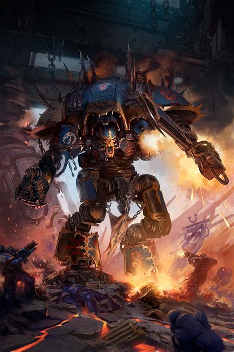 Chaos Knight Codex cover art 2019 – WARHAMMER ART