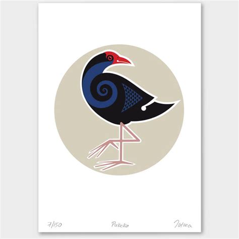 Pukeko Limited Edition Print – Totaea