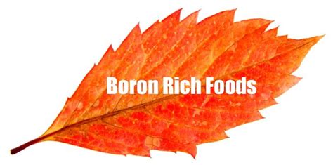 Boron Rich Foods - Foods High in Boron - AlgaeCal