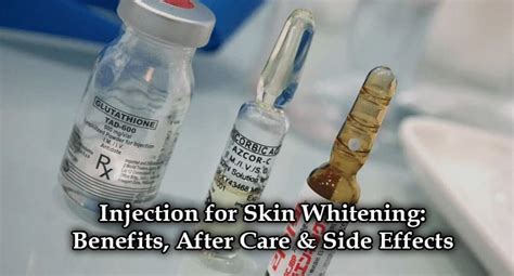 Skin Whitening Treatment Injection Side Effects Discount | laseb.fae ...