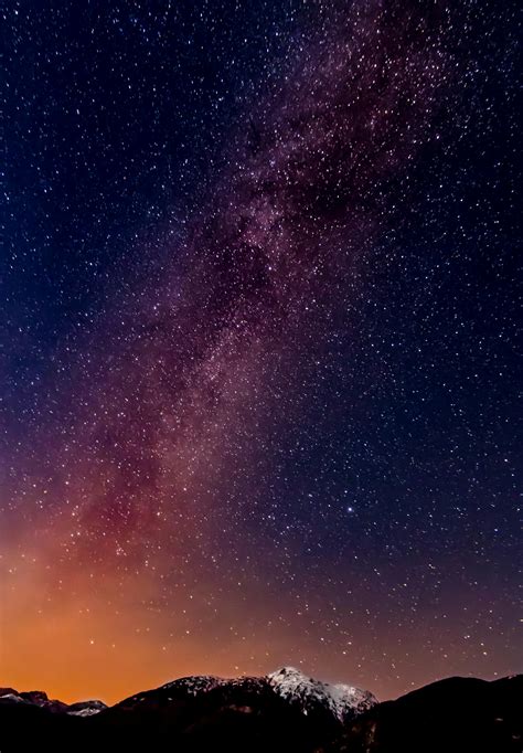 Starry Night Sky over Starry Night · Free Stock Photo