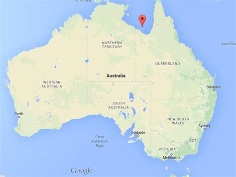 Where is Mornington Island on map Australia