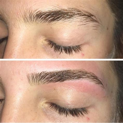 This before and after is everything! Brow waxes make such a huge ...